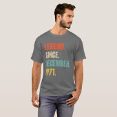 Legenda sinds december 1971 - gift for t-shirt (Voorkant volledig)