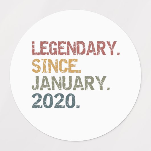 Legenda sinds januari 2020 labels (Design 3)