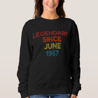 Legenda sinds juni 1957 Retro Birthday Trui