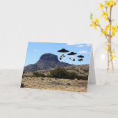 Legenda van Cabezon Peak New Mexico Kaart (Gele Bloem)