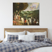 Legenda van het huwelijk van Louis XIV in 1631 Canvas Afdruk (Insitu (Slaapkamer))