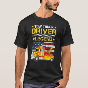 Legenda voor vrachtwagenchauffeur t-shirt