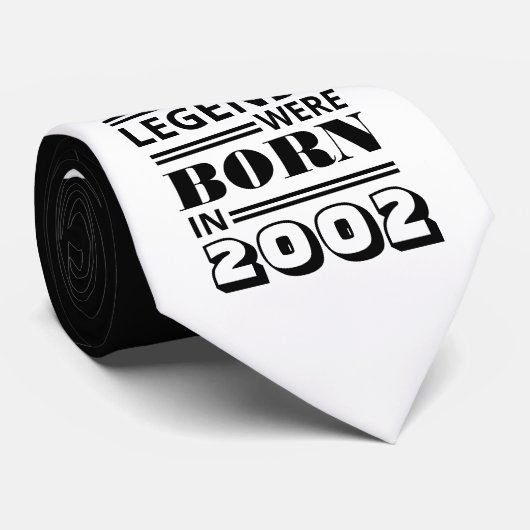 Legenda werd geboren stropdas (Opgerold)