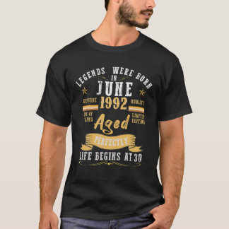 Legenda werd in juni 1992 geboren - perfect ouder t-shirt