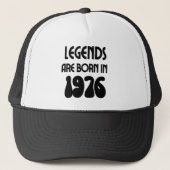 Legenda wordt geboren in 1976 in Trucker Hat Trucker Pet (Voorkant)