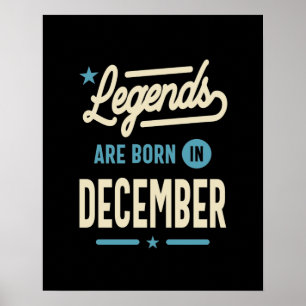 Legenda wordt geboren in december - december 2010 poster