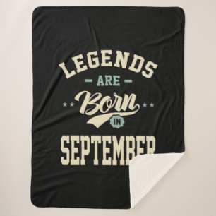 Legenda wordt geboren in september - september 200 sherpa deken
