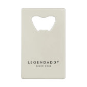 Legendaddy pour légendaire papas simple minimalist (Dos)