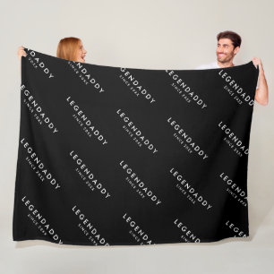 Legendaddy voor legendarische vaders eenvoudig min fleece deken