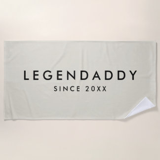 Legendaddy voor Legendary Dads eenvoudige minimali Strandlaken