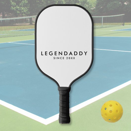 Legendaddy voor Legendary Papa modern minimalist Pickleball Paddle