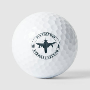 Legendair F-4 Phantom gevechtsvliegtuig Golfballen