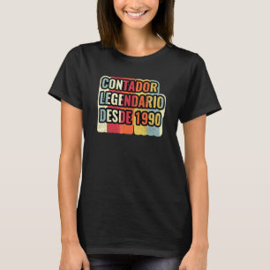 Legendaire boekhouder sinds 1990   Accountant T-shirt