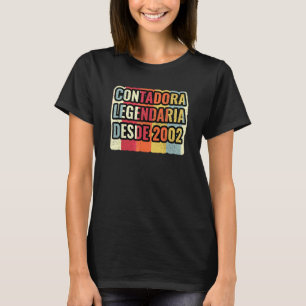 Legendaire boekhouder sinds 2002   Accountant T-shirt