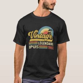 Légendaire Depuis 1982 40 Anniversaire 40 Ans T-shirt