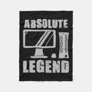 Legendaire grappige videogame-speler citaat pc-gam fleece deken