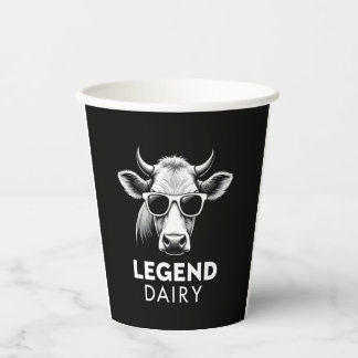 Legendaire Zuivel Grappige Boer Koe Boeren Grap Gr Papieren Bekers