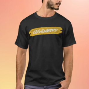 Legendarisch Kwaststreep Overhemd – Moedig Motivat T-shirt