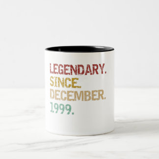 Legendarisch sinds december 1999 tweekleurige koffiemok