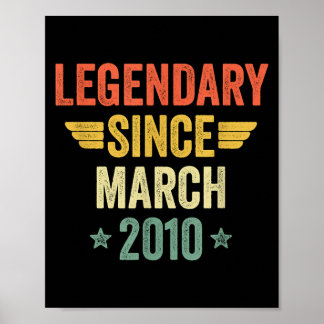 Legendarisch sinds maart 2010 poster