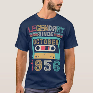 Legendarisch sinds oktober 1956 Gelukkige Verjaard T-shirt