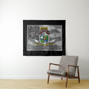 Legendarische 75e Ranger Regiment Wandkleed