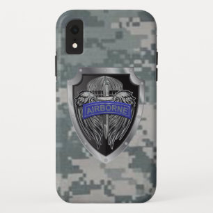 Legendarische Airborne Wings met Schild iPhone XR Hoesje