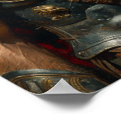 Legendarische Alexander de Grote Portret Poster (Hoek)