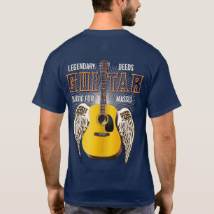 Legendarische Deeds Muziek voor Missen Dubbelzijdi T-shirt