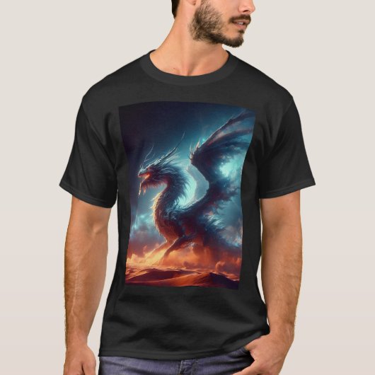 Legendarische Dragon Graphic T-shirt (Voorkant)