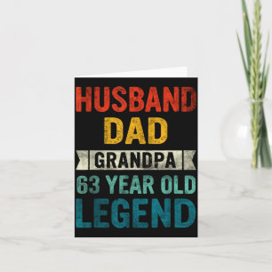 Legendarische echtgenoot vader opa 63 Illustratie Kaart