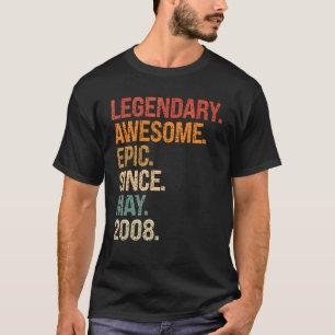 Legendarische Geweldige Epic sinds mei 2008 14e ge T-shirt