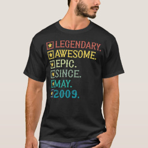 Legendarische Geweldige Epic sinds mei 2009 13de g T-shirt