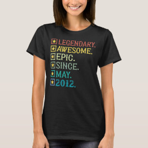 Legendarische Geweldige Epic sinds mei 2012 10e ge T-shirt