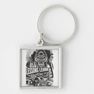 Legendarische Gorilla Lessen Leren Sleutelhanger