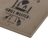 Legendarische Grillmaster | Aangepaste naam roodbr Snijplank (Hoek)