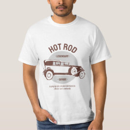 Legendarische Hot Rod Garage, Auto T-shirt