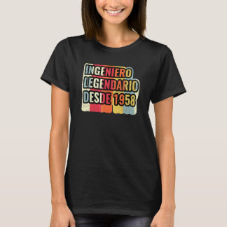 Legendarische Ingenieur Sinds 1958   Ingenieur T-shirt