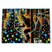 Legendarische kerst Bigfoot Groot Cadeauzakje (Voorkant)