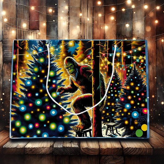 Legendarische kerst Bigfoot Groot Cadeauzakje