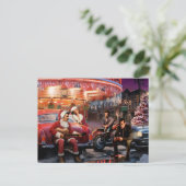 Legendarische Kerstmis Feestdagenkaart (Staand voorkant)