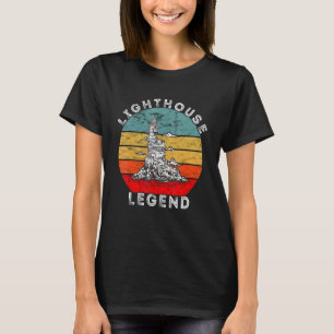 legendarische liftstrand vuurtoren t-shirt