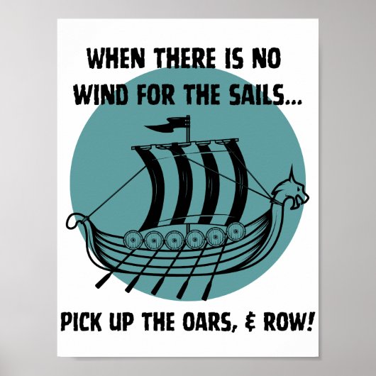 Legendarische Longboat (Light Edition) Poster (Voorkant)