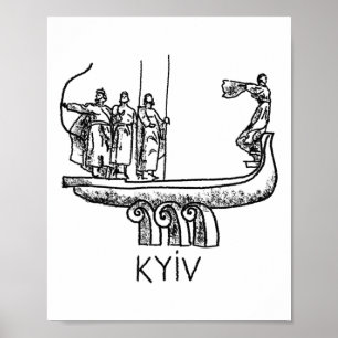 Legendarische Oprichters Van Kiev Kyiv Oekraine T Poster