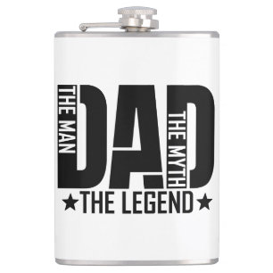 Legendarische papa man heupfles