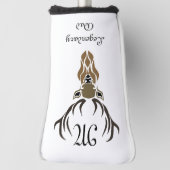 Legendarische papa rode hert golfheadcover (Draai 90)