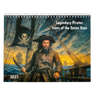 Legendarische Piraten – Iconen van de Zeven Zeeën Kalender