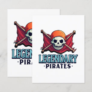 Legendarische piraten informatiekaartje