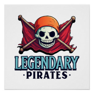 Legendarische Piraten Perfect Poster