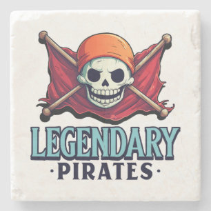 Legendarische Piraten Stenen Onderzetter